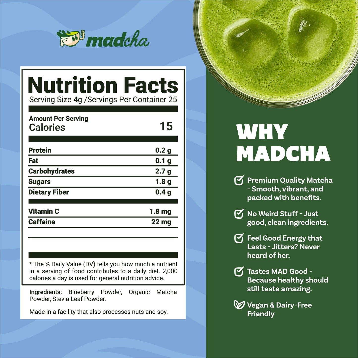 Matcha Blueberry