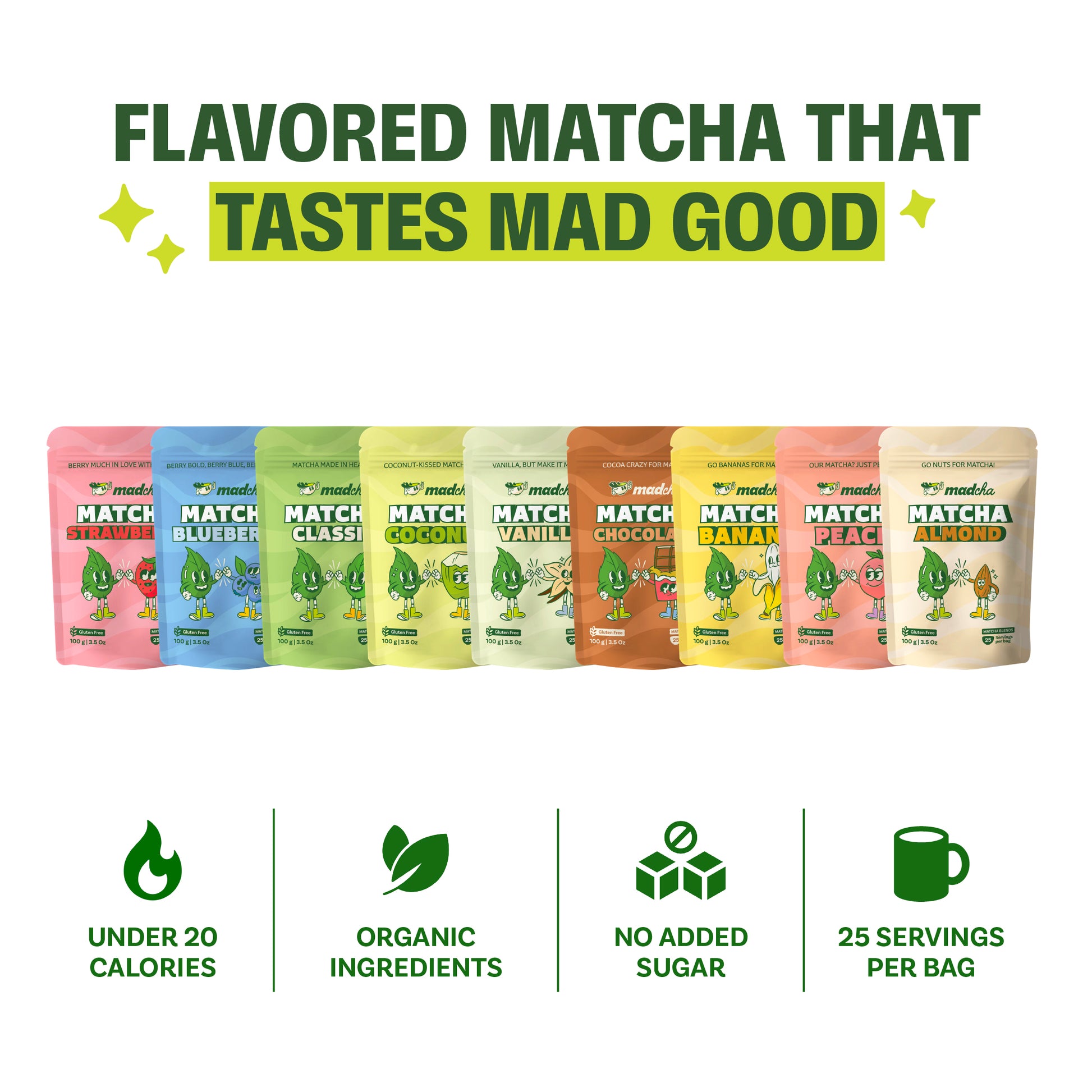 Flavored Matcha Powder