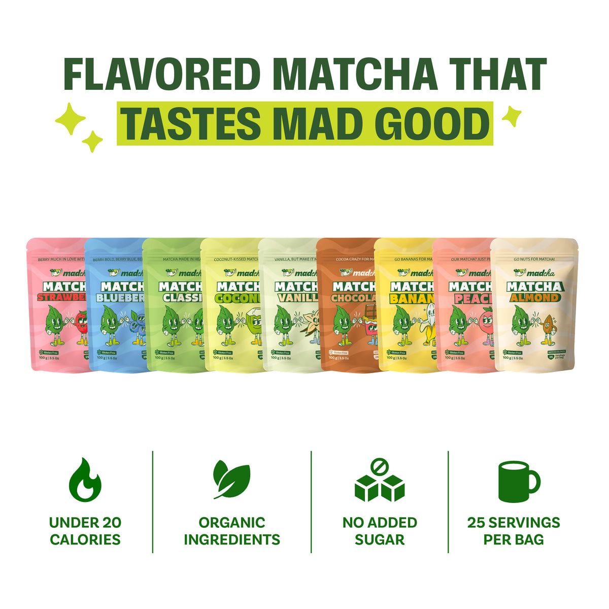 Flavored Matcha Powder – Madcha